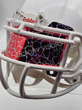 Load image into Gallery viewer, red buffalo bills riddell  mini size football helmet visor from victory visors
